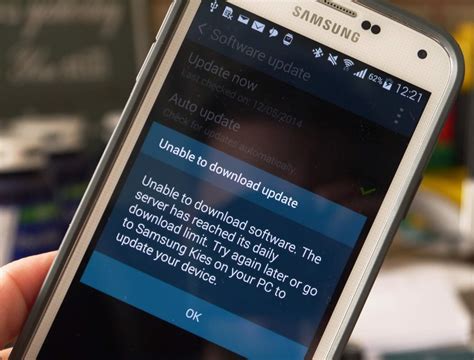 Cult Of Android How To Sidestep ‘download Limits’ To Get Samsung S Latest Galaxy S5 Update