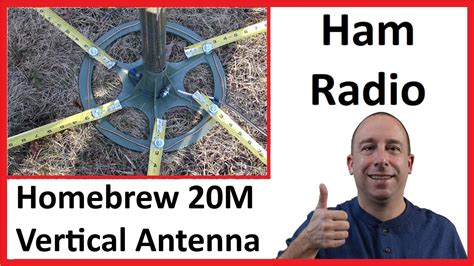 Ham Radio Homebrew 20 Meter Vertical Antenna For POTA And Field Day