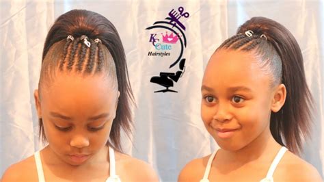 Kc Quick And Easy Weave Ponytail For Girls💜 Youtube