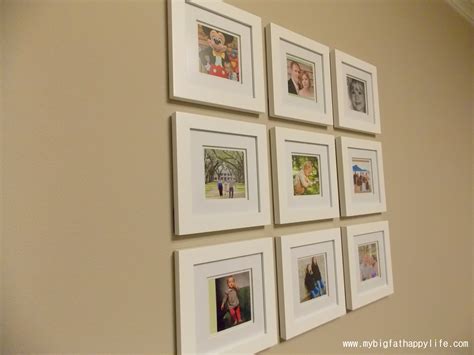 Arranging Multiple Picture Frames On The Wall My Big Fat Happy Life
