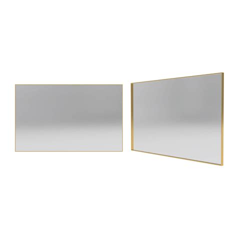 Rectangle Mirror Brushed Gold Pvd 1200mm Mirrors Forme Bathroom Collection