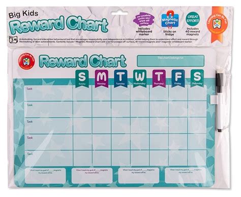 Magnetic Reward Chart Big Kids Educational Resources And Supplies