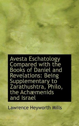 Amazon Co Jp Avesta Eschatology Compared With The Books Of Daniel And