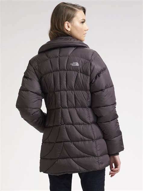 Lyst The North Face Quilted Puffer Jacket In Gray