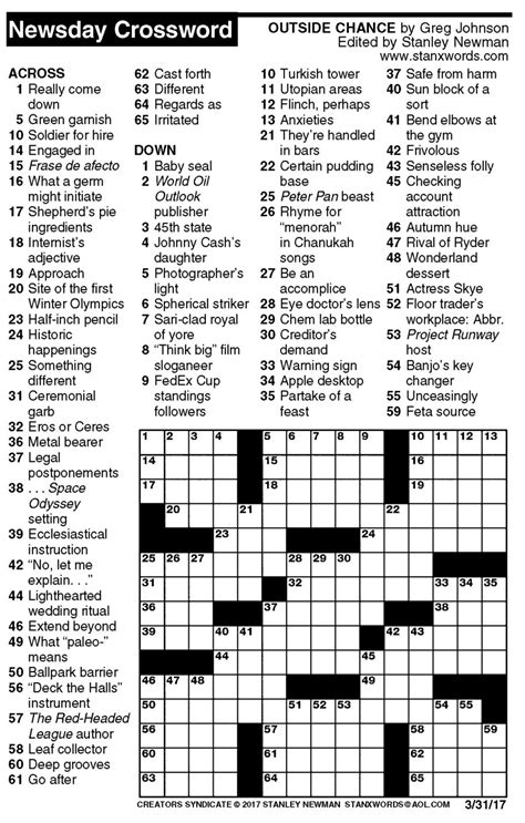 Free Printable Daily Crosswords Customize And Print