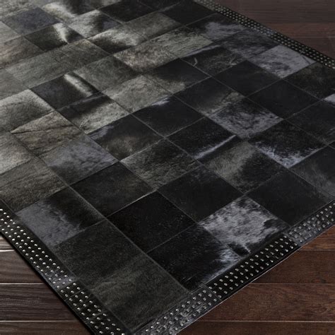 Free uk mainland delivery & best price guarantee. Vegas Area Rug // Large Squares // Black (2' x 3') - Surya ...