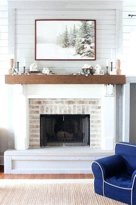 30 Unique White Brick Fireplace Ideas You Can Diy