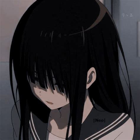 Cute Sad Anime Girl Icon Otaku Wallpaper