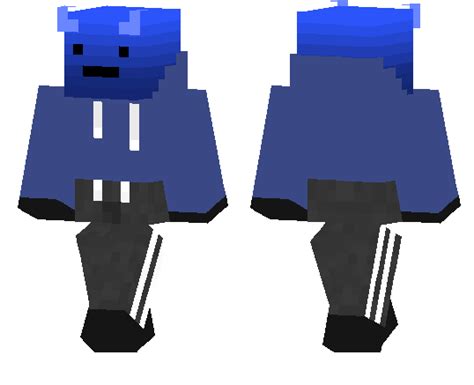Blue Demon Boy Minecraft Skin Gelidoeignifugo