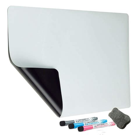 Magnetic Dry Erase Board For Refrigerator 18x12 Dry Erase Board
