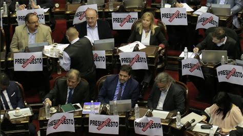 Argentina Los diputados de oposición piden rehacer el presupuesto