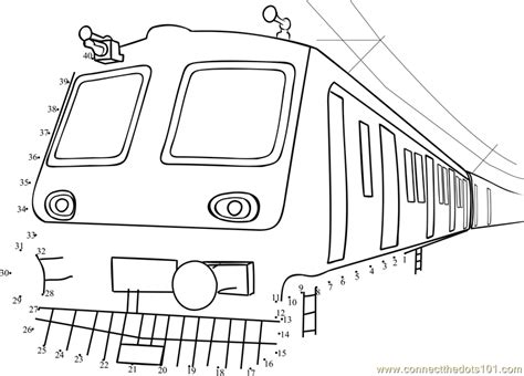 These transportation themed do a dot printables will add another layer of fun to your transportation unit. Commuter train dot to dot printable worksheet - Connect ...