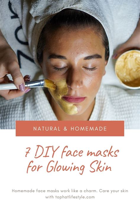 7 Diy Face Masks For Glowing Skin Glowing Skin Mask Homemade Face