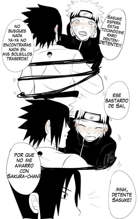 Sasunaru Imágenes Y Doujinshis Naruto Y Sasuke Beso Naruto Anime