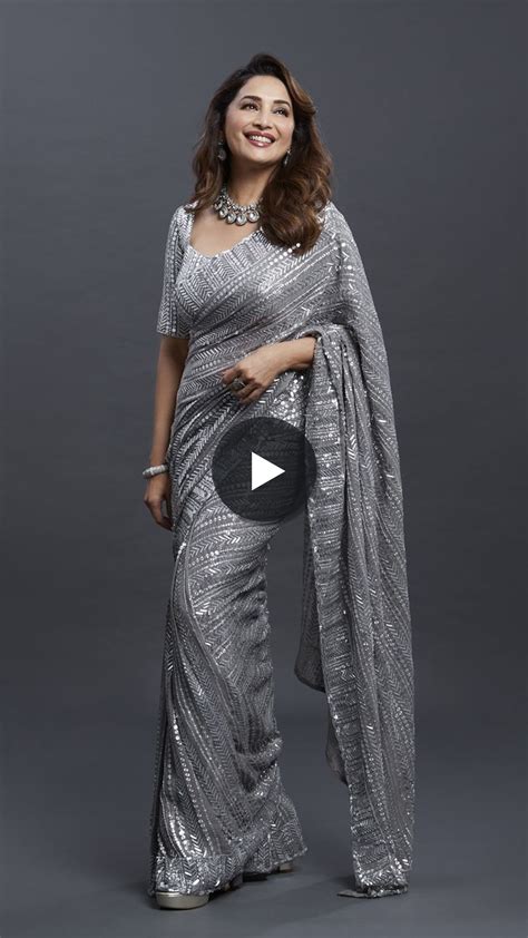 Madhuri Dixit Dance Deewane Outfits Madhuri Dixit Saree Collection 2021 Indian Look Dress