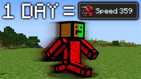 Minecraft But The Speed Increases Youtube