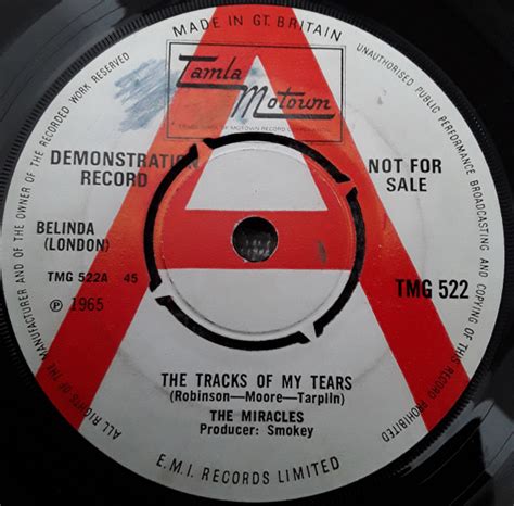 the miracles the tracks of my tears 1965 vinyl discogs