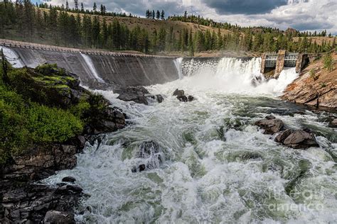 Little Falls Dam On The Spokane River Photograph By Sam Judy Fine Art