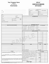 Pictures of Free Hvac Service Invoice Template