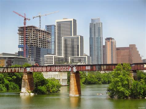 Austin Downtown Skyline Growing With Construction Free Summer Photos