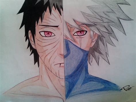 So don't start that hip attitude with me scarecrow. use to her ever fluctuating personality kakashi remained cool as cucumber. Obito / Kakashi - Same eyes, different sides by Piepzz on DeviantArt