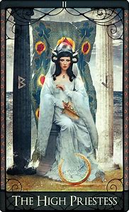 Image result for Tarot cards the high priestess