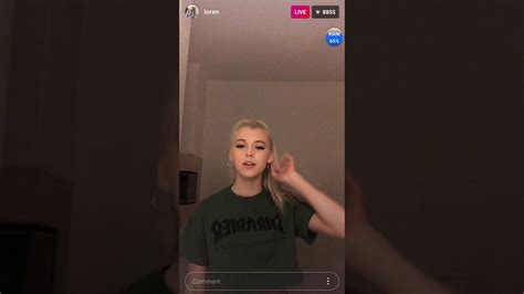 Loren Gray Started To Cry On Her Live Video On Ig Watch It To See What
