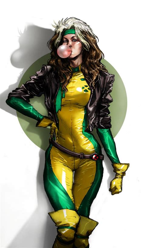 Rogue By Chubeto On Deviantart Comics Girls Marvel Girls Superhero