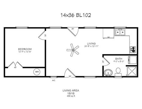 14 x 40 house plans 14 x 40 floor plans with loft bear lake series model 102. 14 x 40 floor plans with loft | bear lake series model 102 ...