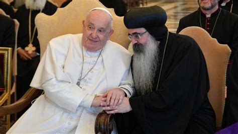 Pope To Catholic Oriental Orthodox Commission Pray And Work For