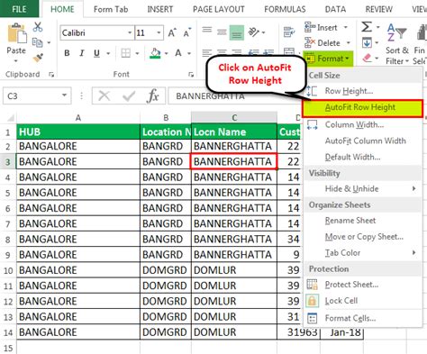 AutoFit In Excel What Is It Top Methods Examples Template