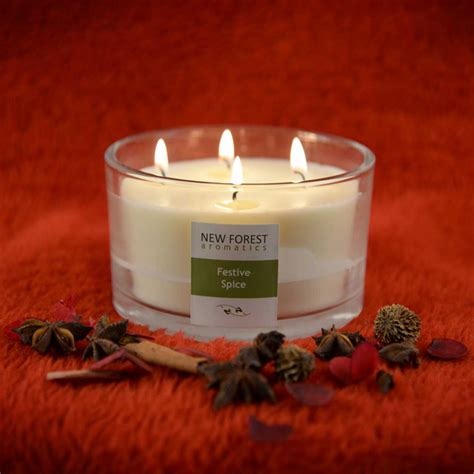 Extra Large 3 Wick Candle Festive Spice New Forest Aromatics