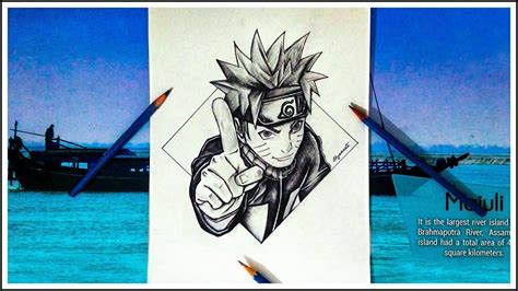 Drawing Naruto Uzumaki Pencil Drawing Series Naruto