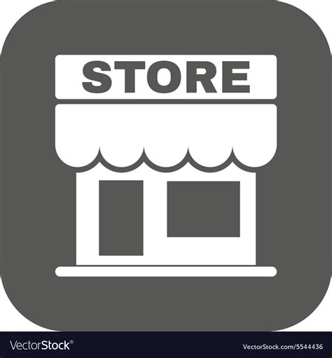 The Store Icon Shop And Retail Market Symbol Vector Image