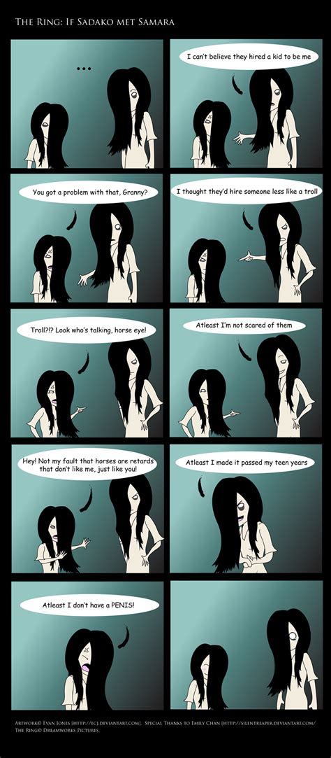 The Ring If Sadako Met Samara By Ev Jones On Deviantart