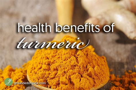 Health Benefits Of Turmeric Grounded Organic