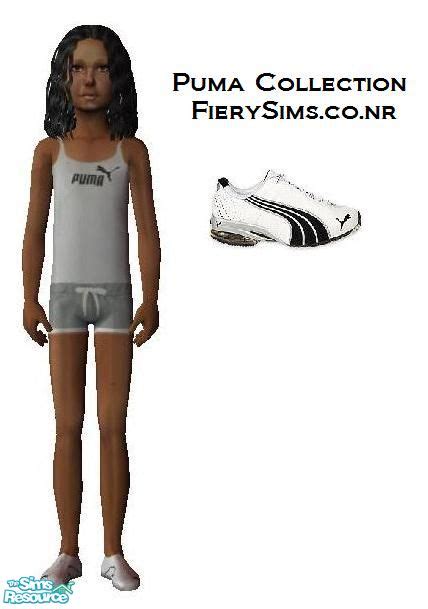 The Sims Resource Puma Childrens Athletic Sports Outfits With