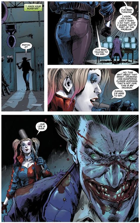 Harley Quinn Breaks Up With The Joker Dceased Comicnewbies