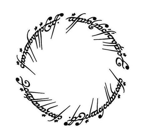 Vinyl Decal 6 Elvish Circle Decal Inspired By The Lord Etsy In 2021
