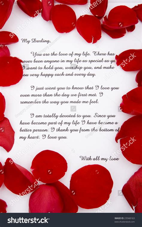 A Love Letter For Valentines Day Stock Photo 23568163 Shutterstock