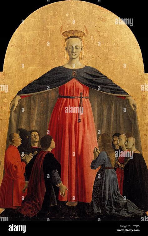Piero Della Francesca Polyptych Of The Misericordia Madonna Of Mercy