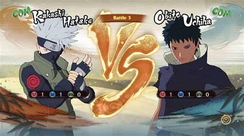 Naruto Shippuden Ultimate Ninja Storm 4 Kakashi Vs Obito Youtube
