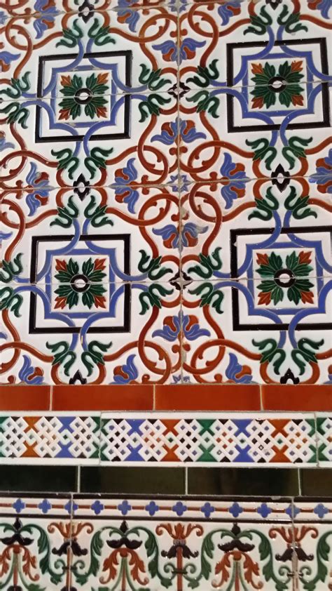 Sevilla Spain Sevilla Spain Seville Tiles Ceramics Blanket