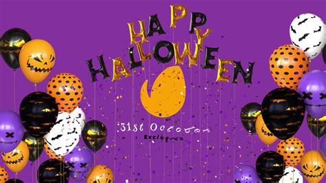 Use forever in unlimited ae projects. Happy Halloween Balloon Logo Reveal Fast Download 28863311 ...