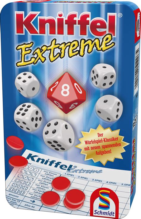 Schmidt kniffel extreme kinder spiel ab 8 j kniffelblock zehnseitiger würfel. Kniffel Extreme, Spiel, Anleitung und Bewertung auf Alle Brettspiele bei spielen.de