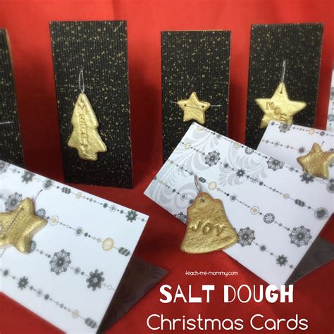 Salt Dough Ornament Christmas Cards Teach Me Mommy