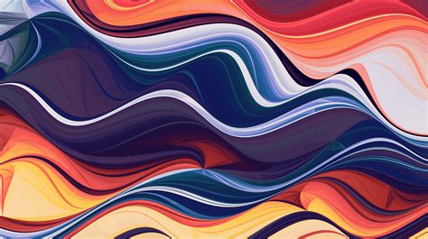 Colorful Abstraction Waves K Wallpaper Hd Abstract Wallpapers K Wallpapers Images Backgrounds