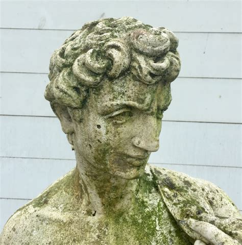 Mid 20th Century Reconstituted Stone Statue Of David Gd 137 Myn Sold