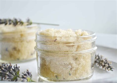 Diy Organic Olive Oil And Lavender Sugar Scrub Boxwood Ave Lavender