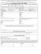 Standard Chicago Apartment Lease Form